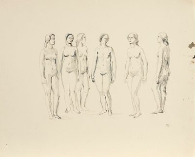 Kuusi naislakia tekijältä Franz Barwig d. Ä.