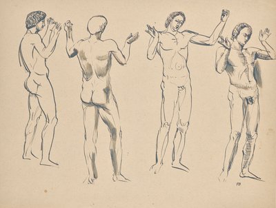 Neljä luonnosta kaiuttimelle tekijältä Franz Barwig d. Ä.