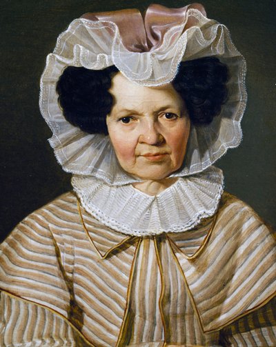 Therese Burger Bischofin muotokuva, Franz Eyblin (1806-1880) maalaus. tekijältä Franz Eybl