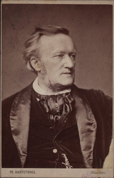 Säveltäjä Richard Wagnerin muotokuva 1813-1883, ennen vuotta 1877. tekijältä Franz Hanfstaengl