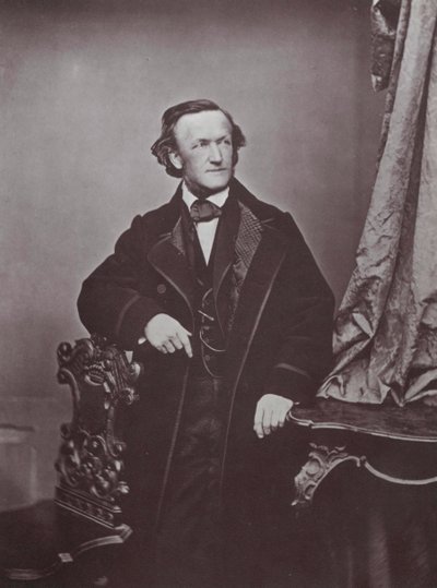 Richard Wagner, saksalainen säveltäjä, 1860-luku tekijältä Franz Hanfstaengl