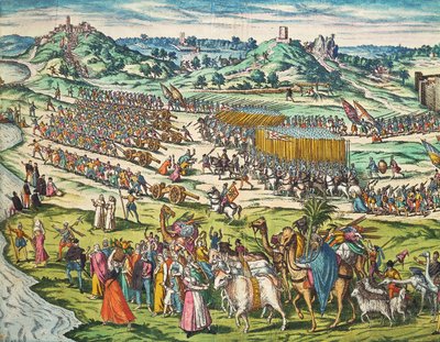 Tunisin valloitus Charles V tekijältä Franz Hogenberg