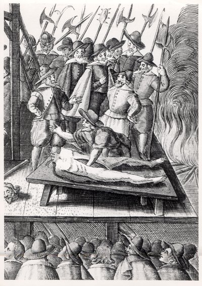 Katolisten teloitus Englannissa Elizabeth I:n hallituskaudella (1533-1603) tekijältä Franz Hogenberg