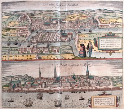 Kaliningrad, Venäjä - Riika, Latvia (kaiverrus tekijältä Franz Hogenberg