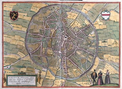 Leuven, Belgia (kaiverrus tekijältä Franz Hogenberg