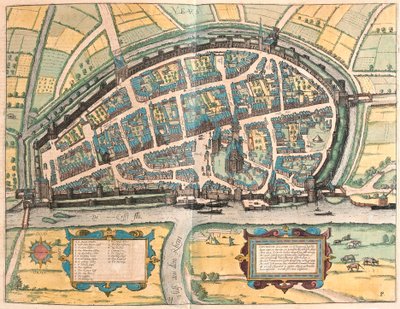 Neuss, Saksa (kaiverrus tekijältä Franz Hogenberg