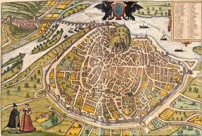 Avignonin suunnitelma, Ranska (etsaus tekijältä Franz Hogenberg
