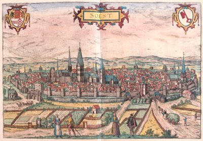 Soest, Saksa (kaiverrus tekijältä Franz Hogenberg