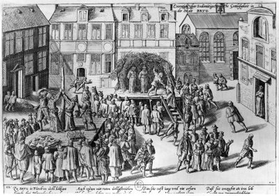 Panna Bruggessa Alban herttuan Fernando Alvarez de Toledon (1508-82) hallituksen aikana tekijältä Franz Hogenberg