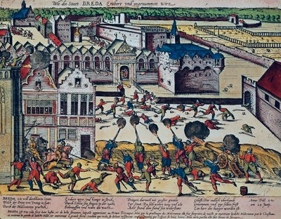 Haultepenne Fury vuonna 1581 (värillinen kaiverrus). tekijältä Franz Hogenberg