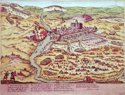 St. Quentinin piiritys, 27. heinäkuuta 1557 tekijältä Franz Hogenberg
