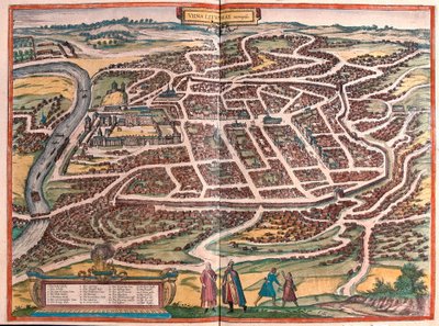 Vilna, Liettua (kaiverrus tekijältä Franz Hogenberg