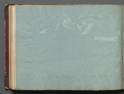Albumi näkymistä Roomaan ja ympäristöön, Maisematutkimukset, sivu 36b: Cloud Study. tekijältä Franz Johann Heinrich Nadorp