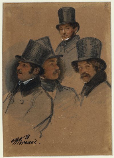 Ludwig Elsholtz, Wilhelm Krause, Karl Friedrich G. Lüderitz, Karl Friedrich Schulz tekijältä Franz Krüger