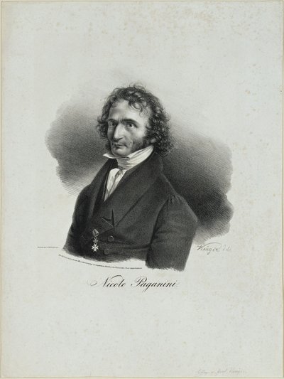 Niccolò Paganini tekijältä Franz Krüger