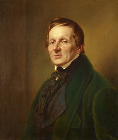 Kuvanveistäjä Ludwig Wichmannin muotokuva (kopio Franz Krügerin mukaan) tekijältä Franz Krüger