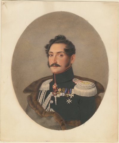 Kreivi Aleksei Fjodorovitš Orlovin muotokuva 1787-1862 tekijältä Franz Krüger