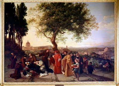 Torquato Tasson kuolema (maalaus) tekijältä Franz Ludwig Catel