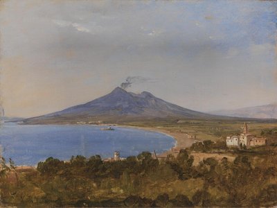 Napolinlahti Vesuviuksen kanssa tekijältä Franz Ludwig Catel