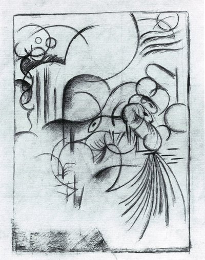 Abstrakti koostumus tekijältä Franz Marc