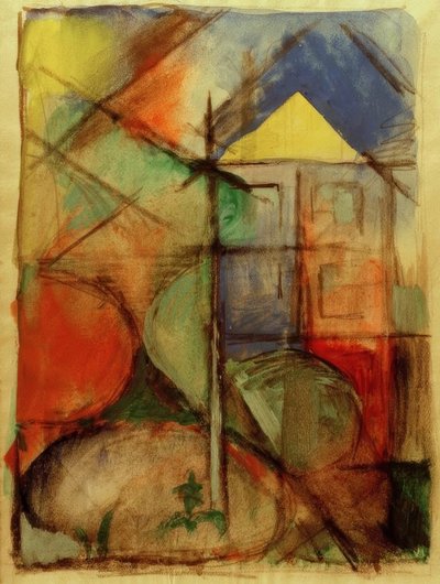 Tiivistelmä koostumus tekijältä Franz Marc