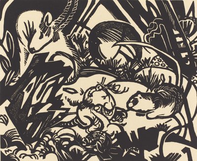 Kukat tekijältä Franz Marc