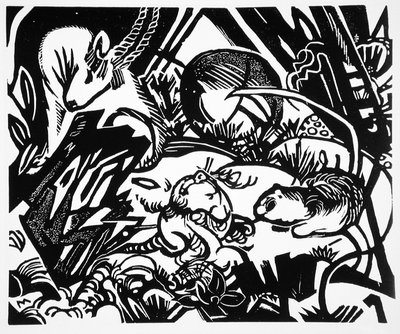 Eläinsatu tekijältä Franz Marc