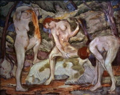 UPIMAT - 1910 - O / L - 106 × 141 tekijältä Franz Marc