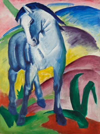 Sininen hevonen I tekijältä Franz Marc