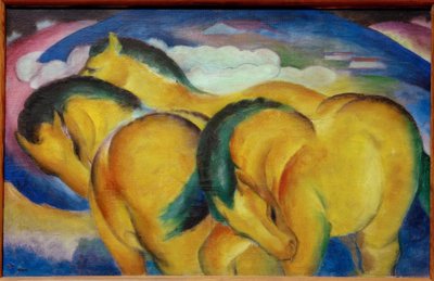 Die kleinen gelben Pferde tekijältä Franz Marc