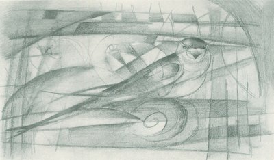 Pääskynen tekijältä Franz Marc