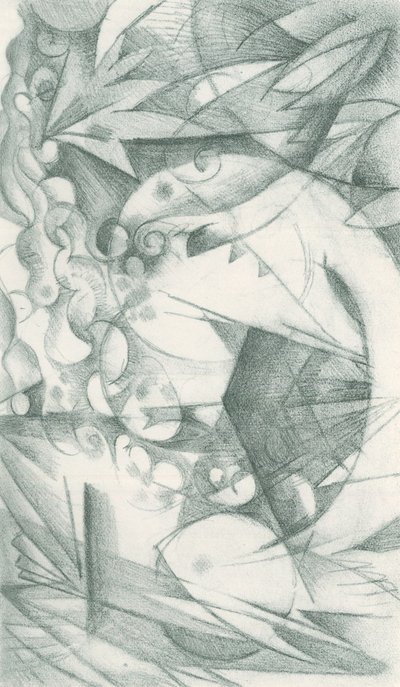 Franz Marc - Luonnoslehti kentältä - Sheet 18 tekijältä Franz Marc