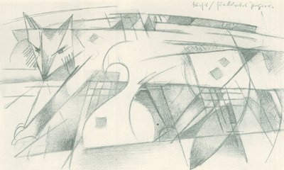 Fox / värilliselle paperille tekijältä Franz Marc