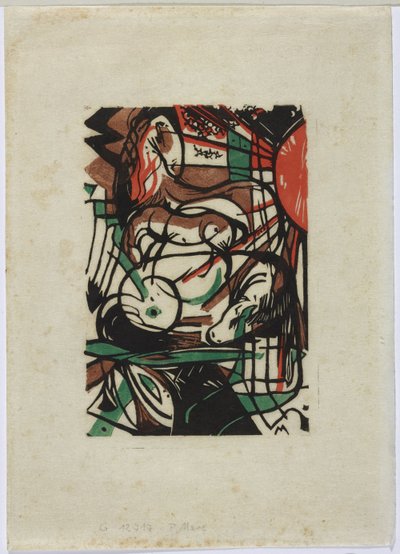 Hevosten syntymä tekijältä Franz Marc