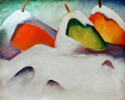 Hocken im Schnee tekijältä Franz Marc