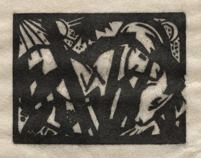 Hevonen tekijältä Franz Marc