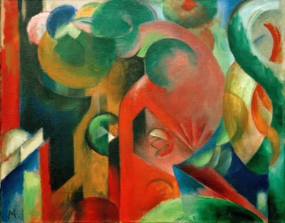 Kleine Komposition III tekijältä Franz Marc