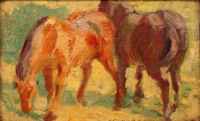 Kleines Pferdebild tekijältä Franz Marc