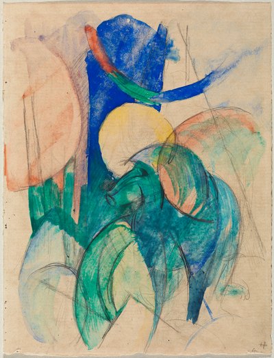 Mandrill tekijältä Franz Marc
