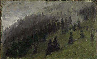 Sumua kuusten välissä tekijältä Franz Marc
