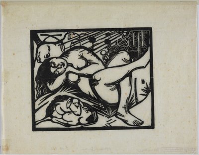 Nukkuva paimentolainen tekijältä Franz Marc