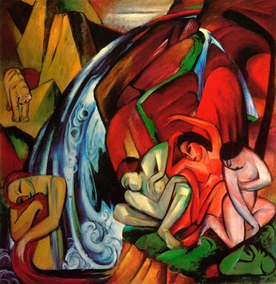 Vesiputous tekijältä Franz Marc