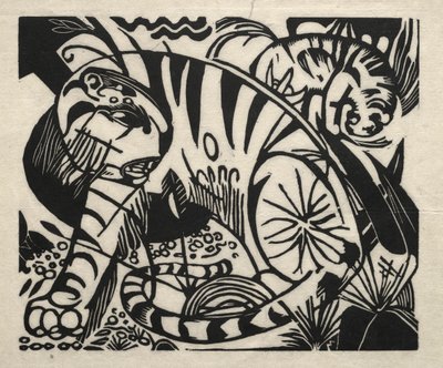 Tiikeri tekijältä Franz Marc