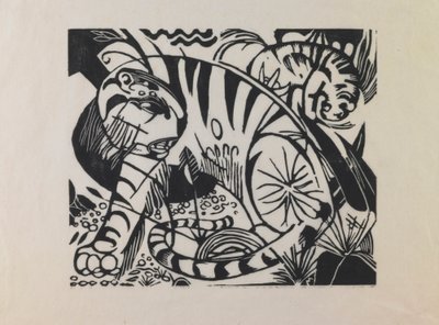 Tiikeri tekijältä Franz Marc