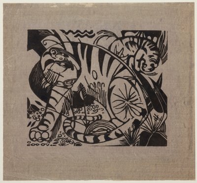 Tiikeri tekijältä Franz Marc