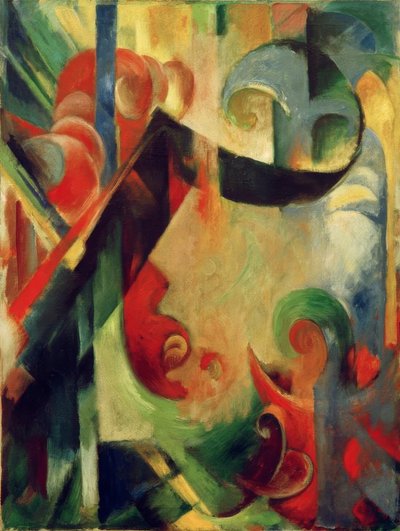Zerbrochene Formen tekijältä Franz Marc