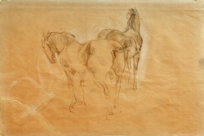 Kaksi hevosta tekijältä Franz Marc