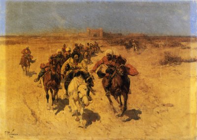 Arabit hevosen selässä tekijältä Franz Roubard