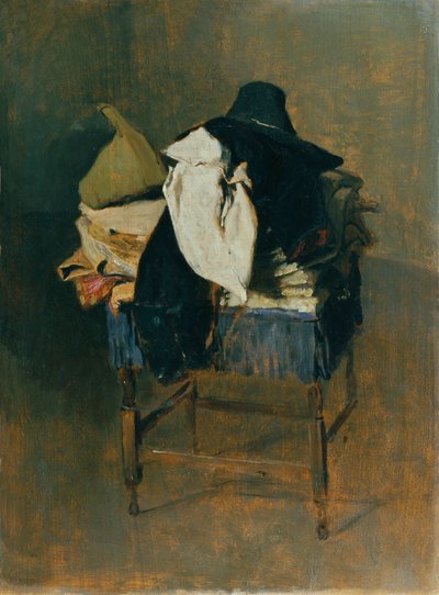 Puvut tuolilla tekijältä Franz Rumpler