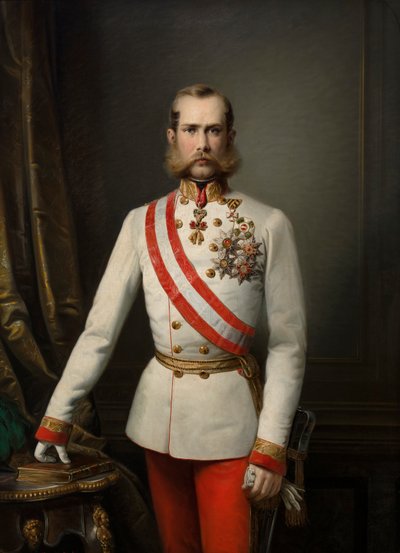 Saksa: Bildnis des Franz Joseph I Franz Joseph I:n muotokuva tekijältä Franz Russ the Elder